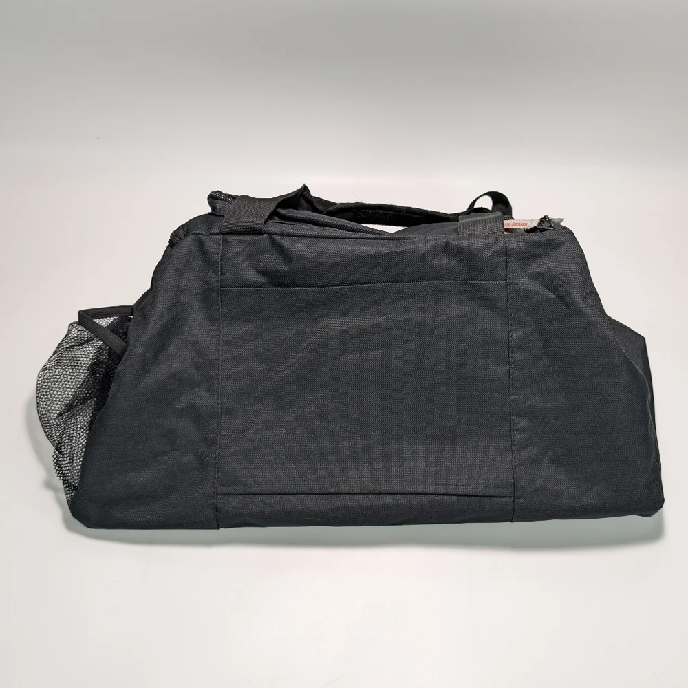 Harley-Davidson Deluxe Embroidered Bar & Shield Striped Duffel Bag Black 0480460